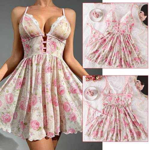 Sexy women lingerie pink lace - women,